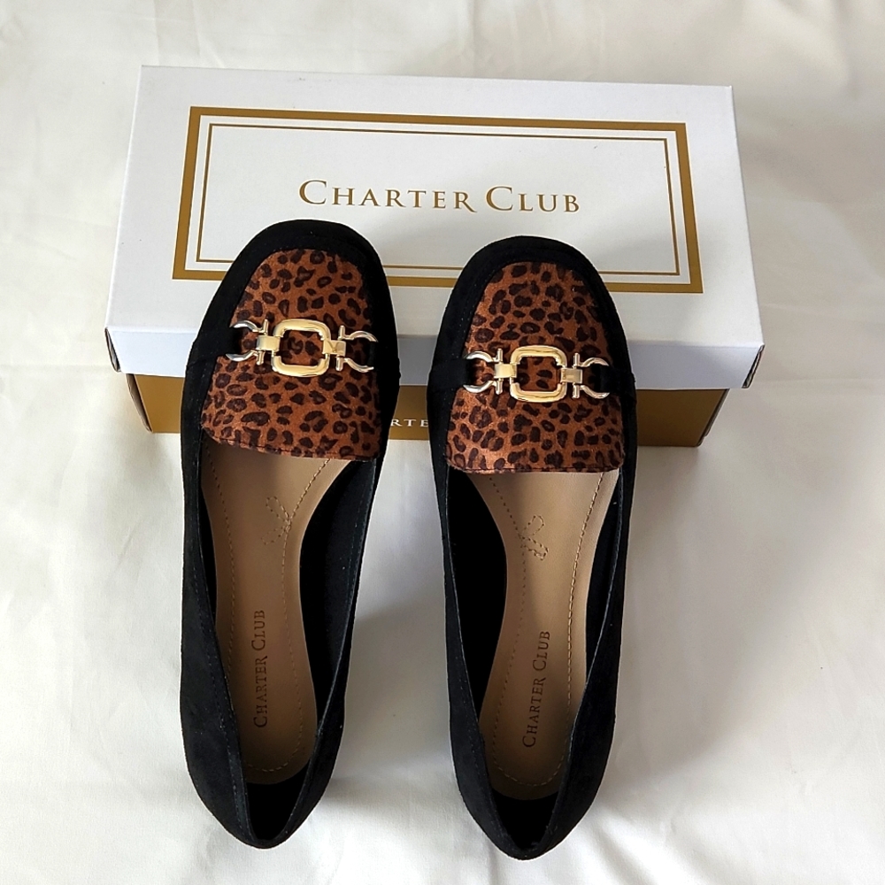 Alettee square-toe loafers women's shoes